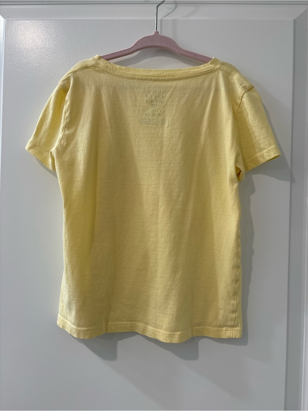 Billabong Yellow Tee with Pink Sun Graphic and White Accents - Picture 2 of 3